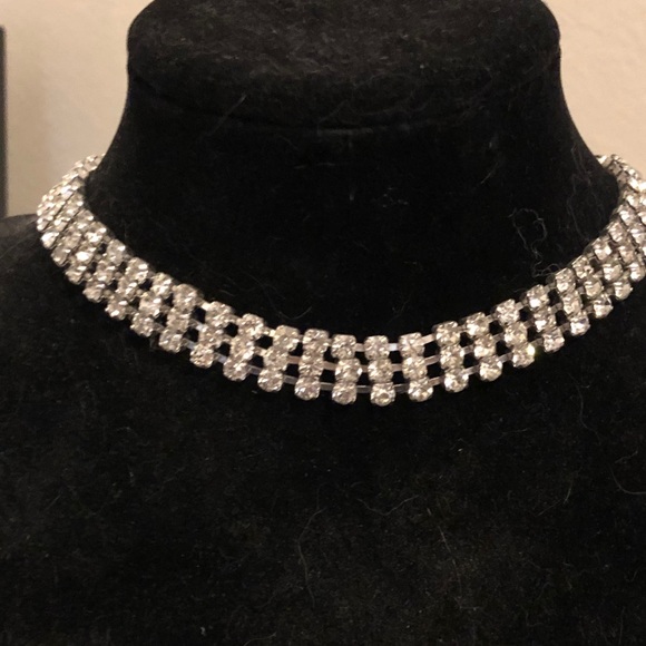 Rhinestone choker - Picture 3 of 6